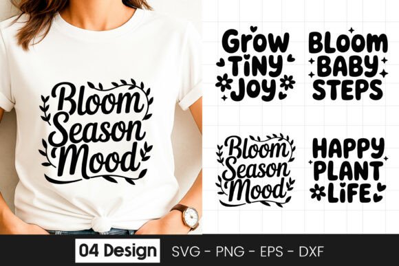 Bloom Season Mood Graphic for Crafts