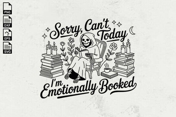 Emotionally Booked Quote SVG