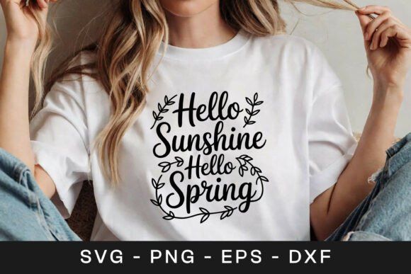 Spring Bloom Graphic for Crafts and Design